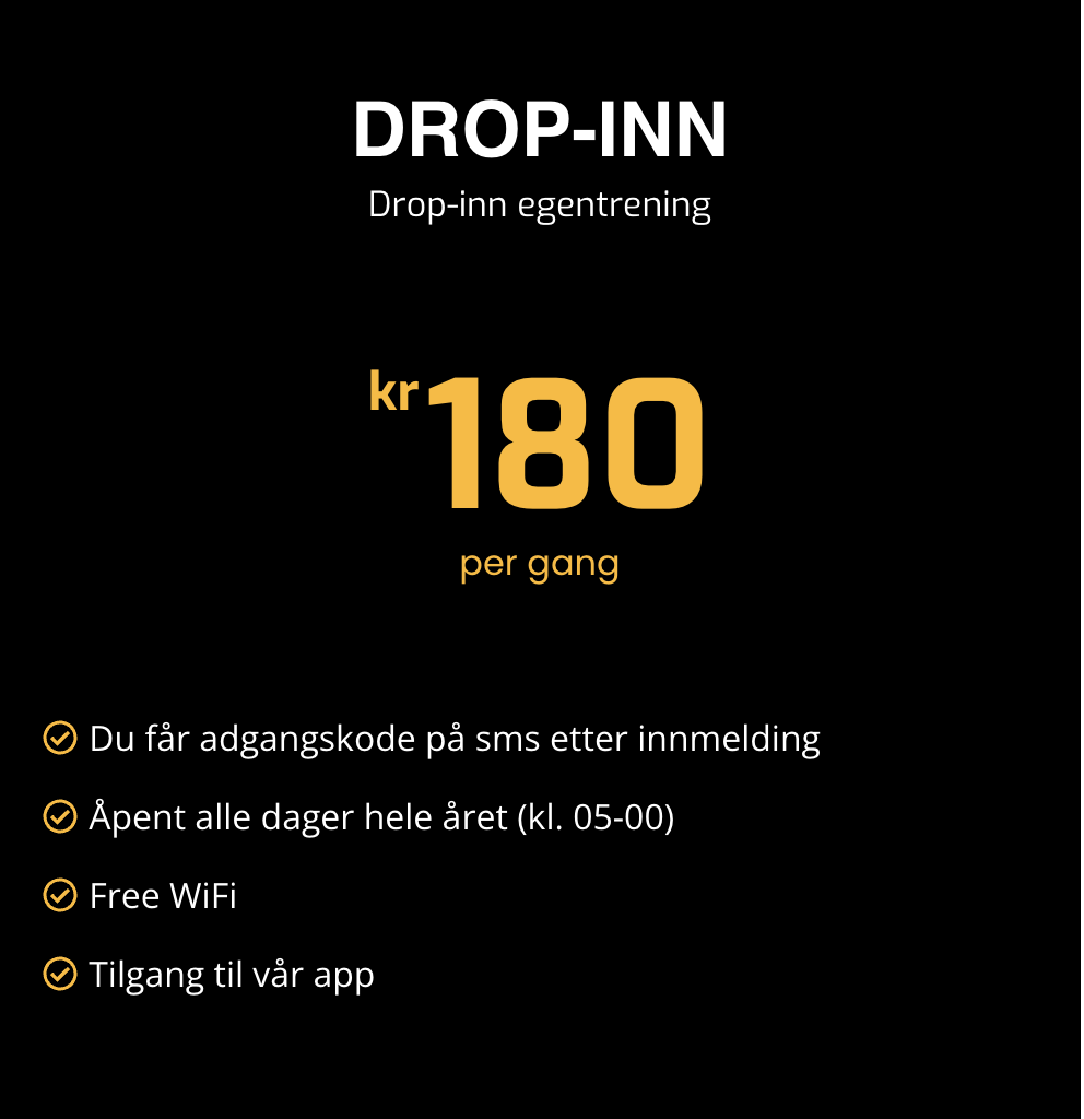 Drop in - hags gym - lillestrøm